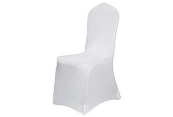 White Spandex Banquet Chair Cover