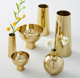 Brass Round Vase