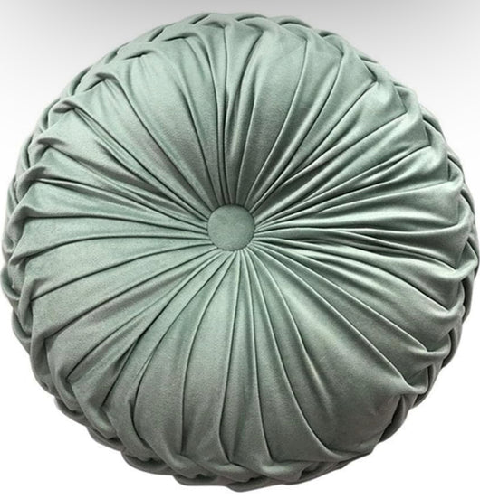 Light Green Pleated Pillow