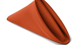 Burnt Orange Poly Napkin