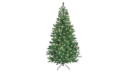 6' Pre-Lit Artificial Christmas Tree - Green