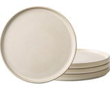10.5" Ivory Ceramic Dinner Plate