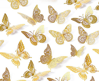 Gold Scenic Butterflies