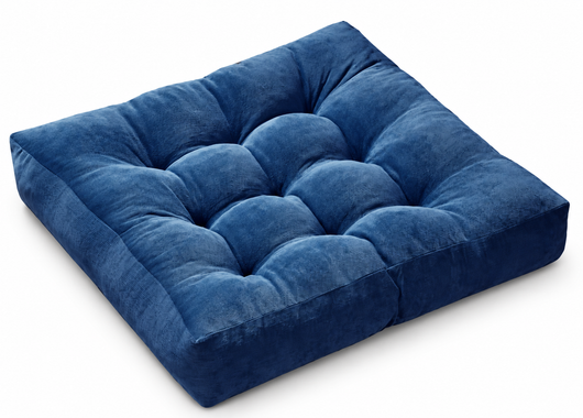 22” Navy Blue Floor Cushion