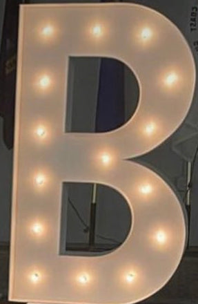 4' Letter B Marquee