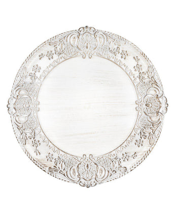 Acrylic Antique Charger Plate