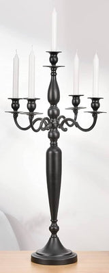 28" Black Candelabra