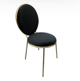 Lux Gold Chair - Black Cover
