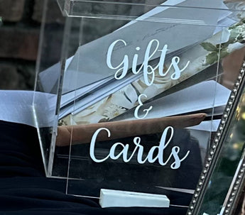 Gifts & Cards Acrylic Sign