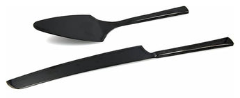 Matte Black Cake Cutting Set
