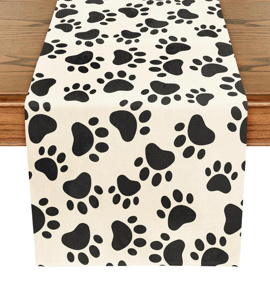 Paw Print Table Runner