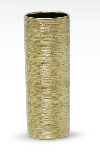 Gold Textured Tall Vase