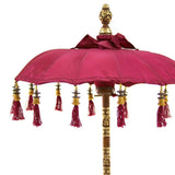 Pink Tabletop Bali Umbrella Centerpiece