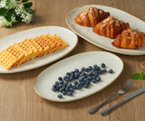 14.3” Vanilla White Serving Platter