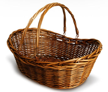 Wicker Basket With Handles