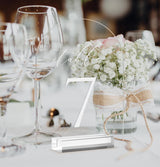 5’ x 7” Clear Arch Table Numbers 1-15