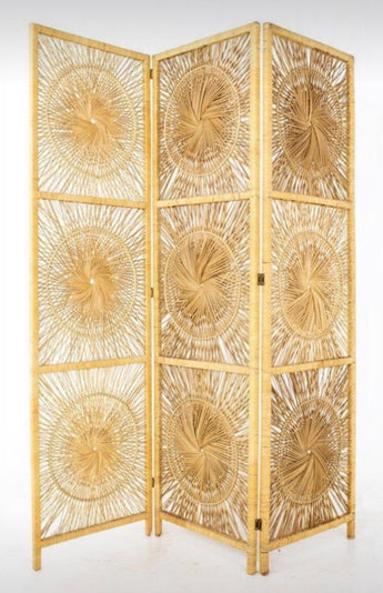 Vintage Sunburst Room Divider