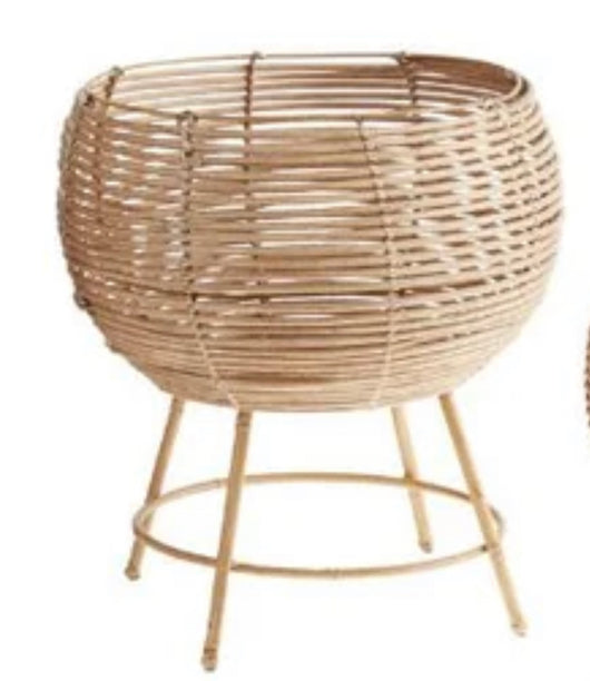 Hand Woven Rattan Plant Stand