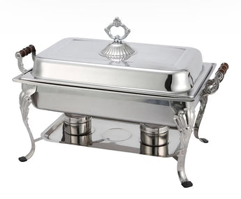 8 QT Full Size Vintage Crown Chafing Dish