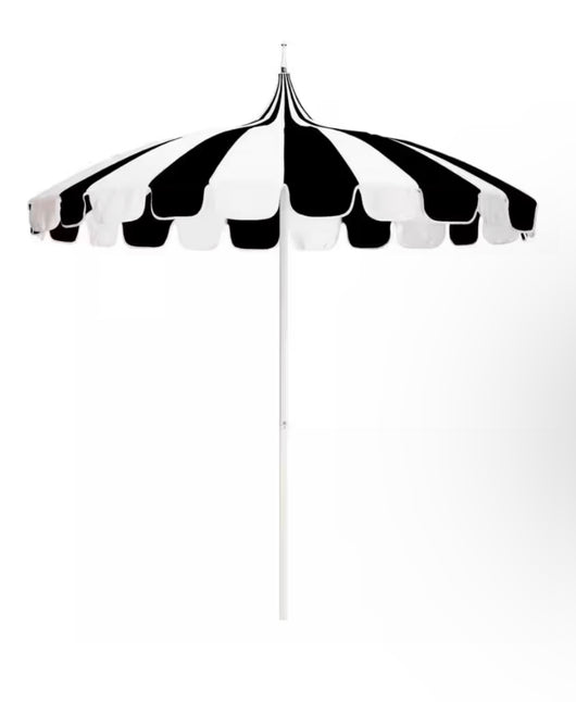 Black and White Pagoda Umbrella