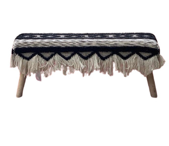 Boho Fringe Bench