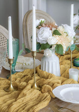 13' Mustard Gauze Table Runner