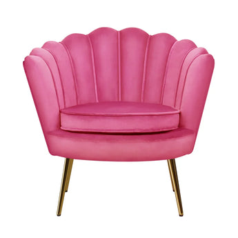 Pink Vanity Barrel Chair