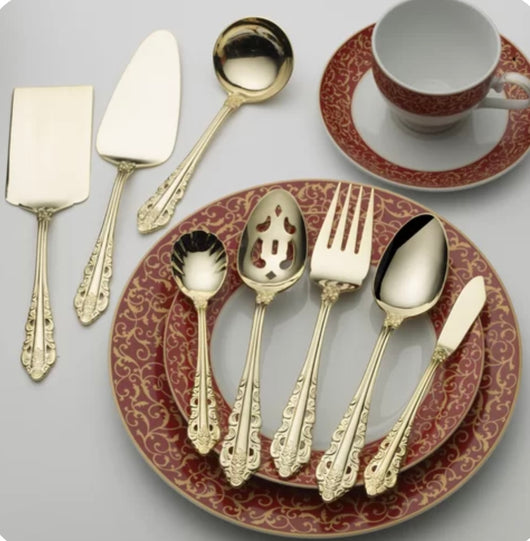 Gold Baroque Serve-ware Collection