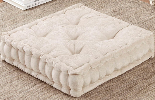 Ivory Floor Pillow