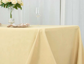90” x 156” Butter Yellow 1904 Table Drape