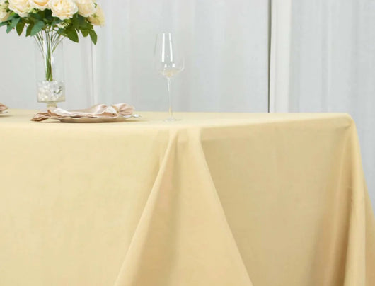 90” x 156” Butter Yellow 1904 Table Drape