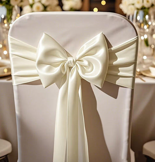 Ivory Satin Sash