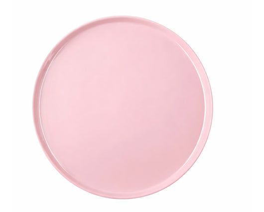 Matte Pink Ceramic Dinner Plate