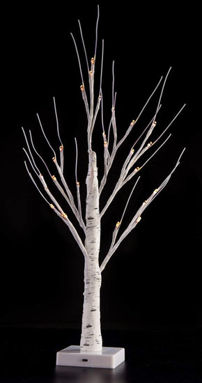 2' Battery Operated Birch Tree