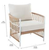 Outdoor Wicker Lounge Chair