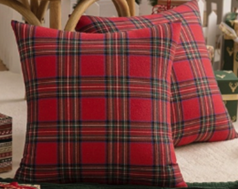Plaid Throw Pillow