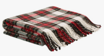 Plaid Throw Blanket