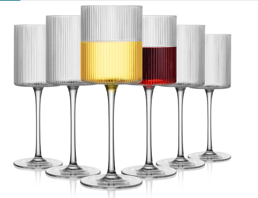 Ribbed All Purpose Wine Glass