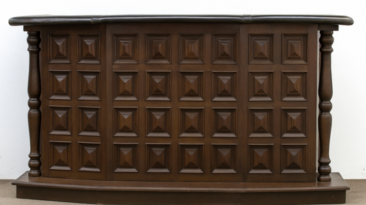 Vintage Spanish Style Wood Bar