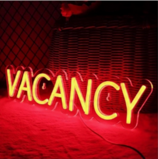 Light Up Vacancy Sign