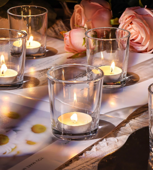 Clear Votive Candle Holder