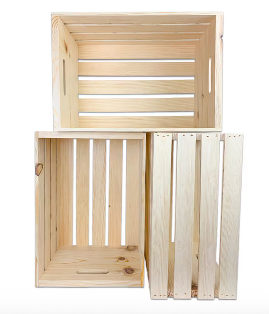 Pine Display Crate