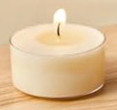 Real Ivory Tealight Candle