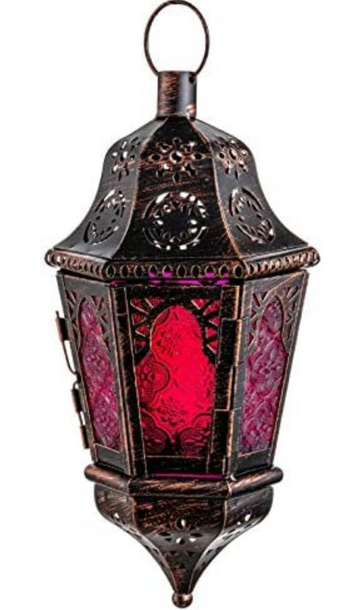 Small Purple Morrocan Lantern