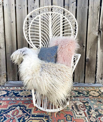 White Peacock Chair