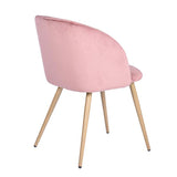 Blush Velvet Accent Chairs