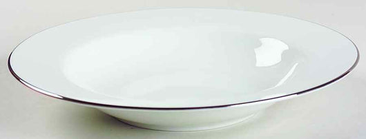 Platinum Rimmed Soup Bowl