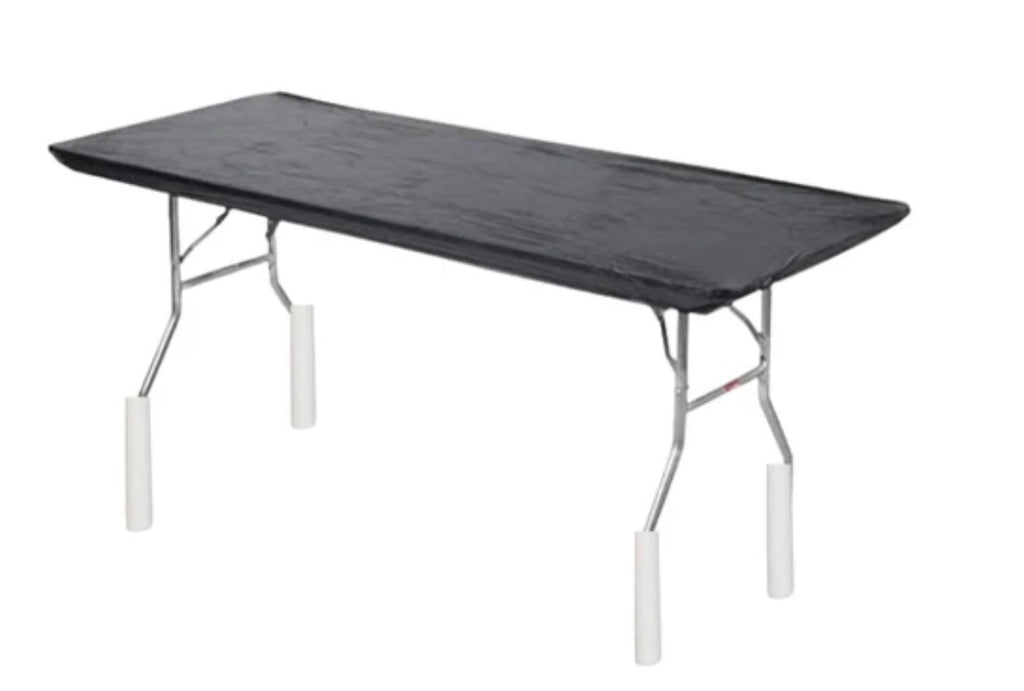 6' Prep Table With Velon & Risers – 3 Little Birds Event Planning