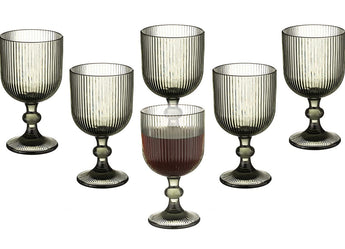 Ridged Smoke Goblet