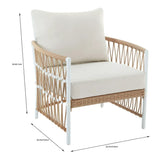 "Willow" Nesting Chairs with Accent Table - 3 piece Set